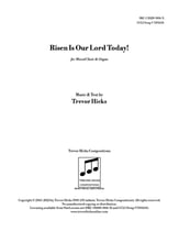 Risen is our Lord Today! SATB choral sheet music cover